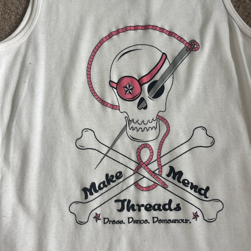 Make & Mend Threads Tank Top - Picture 2 of 4